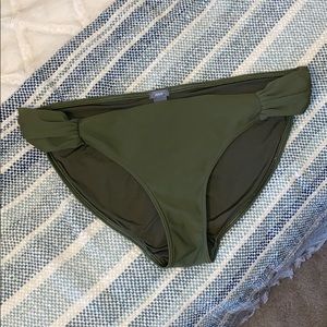 Large Olive Green Aerie Bikini Bottom